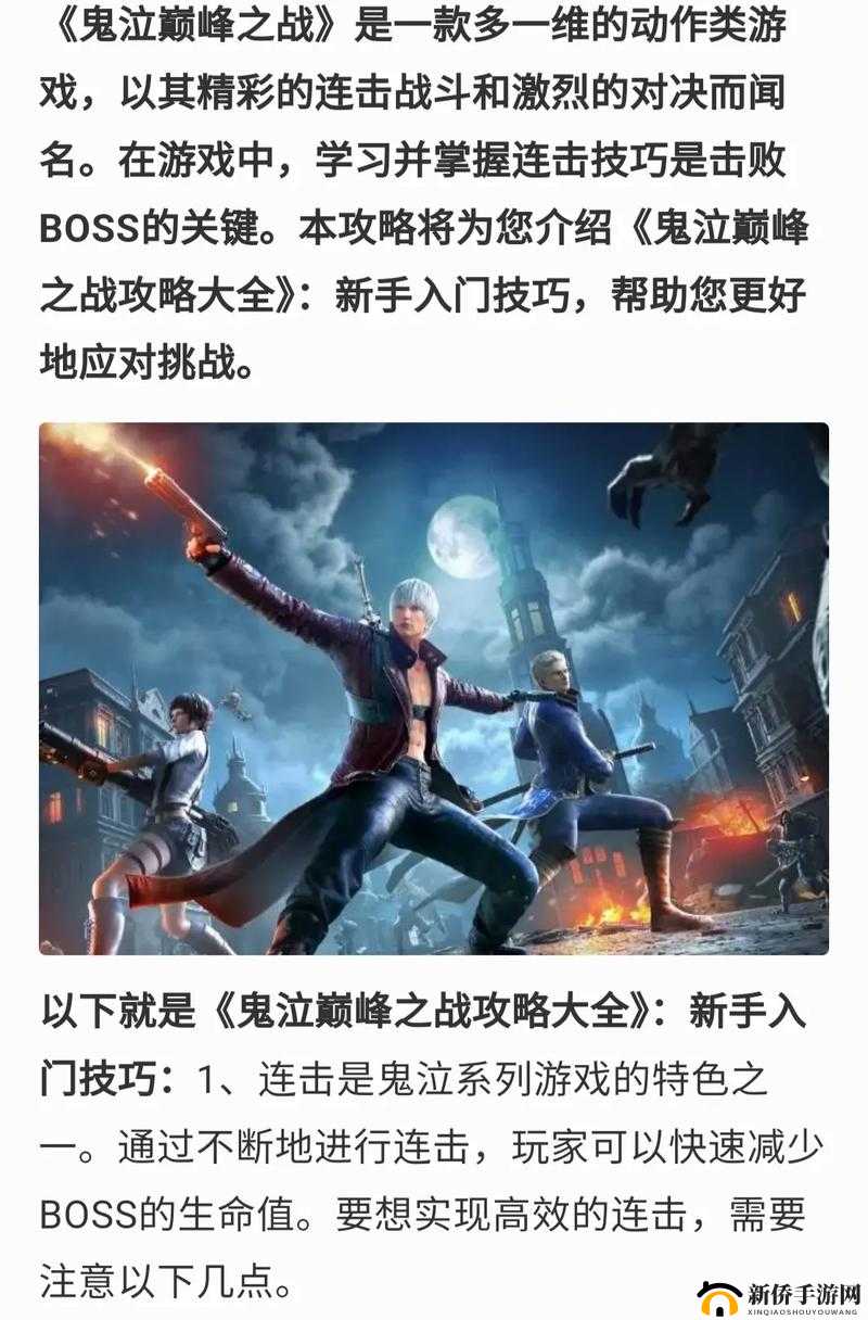 鬼泣巅峰之战全攻略 助新手入门轻松少走弯路指南