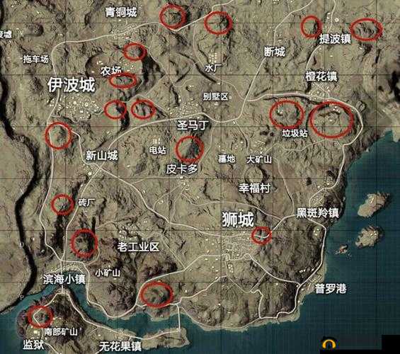 和平精英沙漠地图皮卡多物资点分析