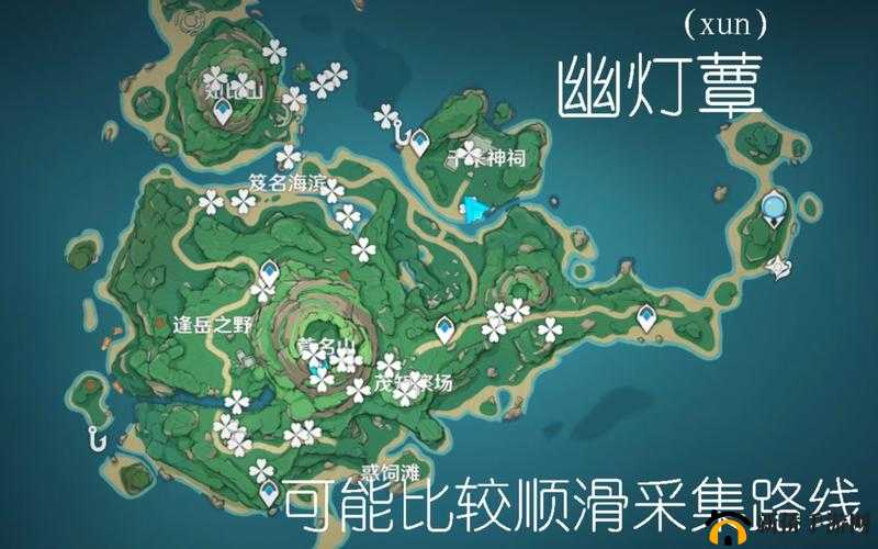 原神探索：幽灯蕈全地图采集点揭秘