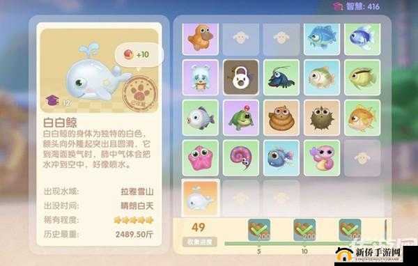 摩尔庄园手游探秘：白白鲸喷泉的梦幻奇遇