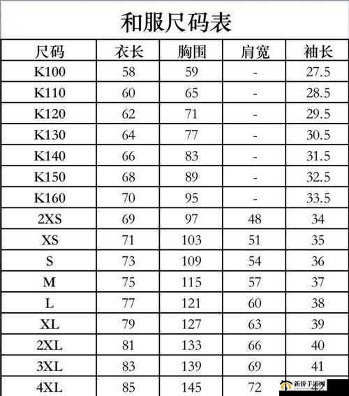 欧美尺码日本尺码专线- 服装尺码不再困扰