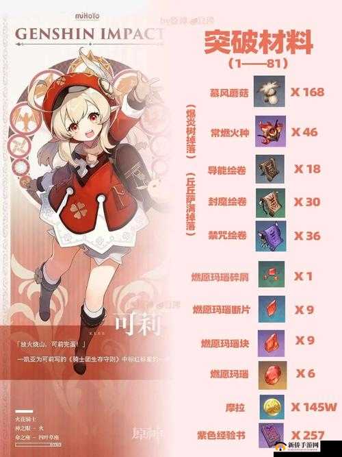 原神可莉武器与圣遗物选择指南 最强搭配详细推荐攻略