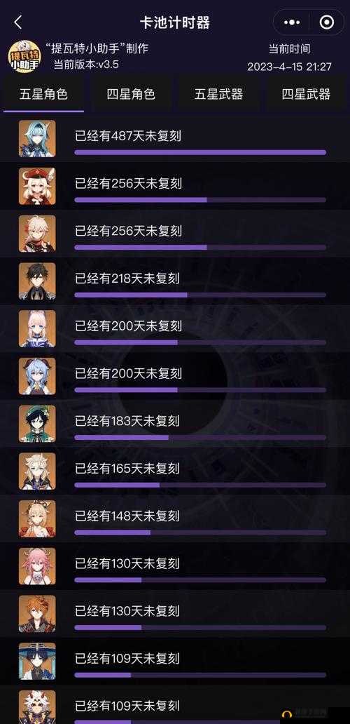 原神 3.7 版本复刻角色大猜想：神秘角色或将强势回归