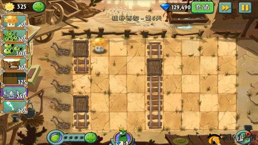 植物大战僵尸 2 狂野西部第六天一星通关详细攻略指南
