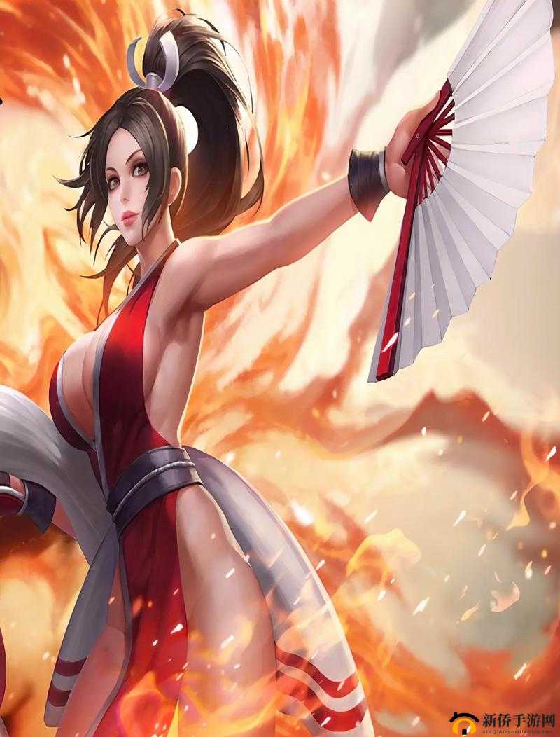王者荣耀中明媚烈焰翻滚，不知火舞超强杀戮尽显霸气输出风采