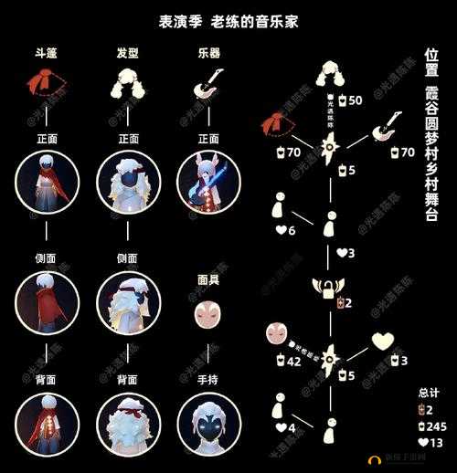 光遇摇滚先祖兑换图解：表演季专属攻略指南