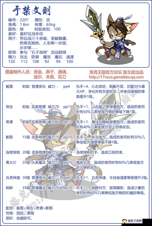 洛克王国禁文则技能表详解：核心技能览