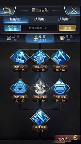乱世王者，高效技能天赋加点策略与资源管理优化指南