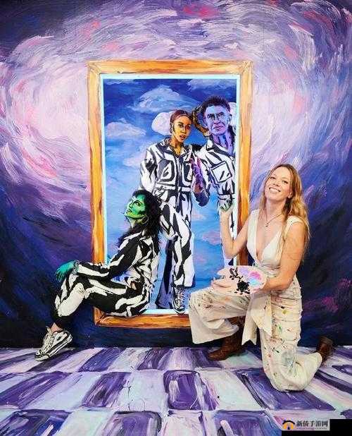 人口工彩画：独特艺术展现人类百态与精彩