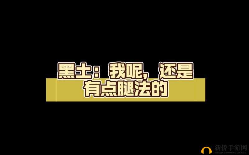 乡村黑土：腿法与脚法的极致展现