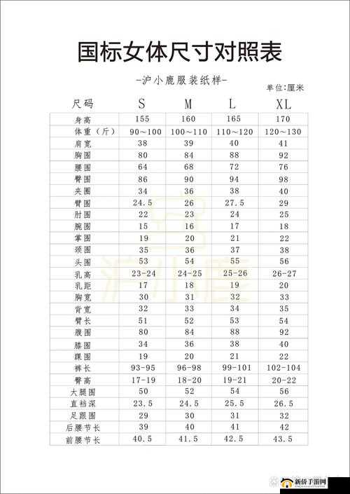 国产尺码和欧洲尺码表对照表对比之详细解析与差异说明