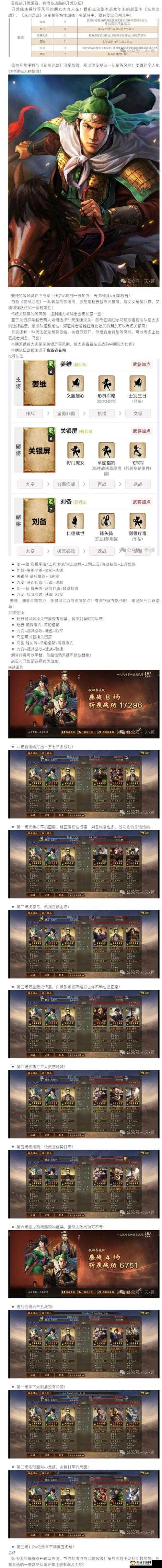 三国志幻想大陆姜维阵容如何搭配？最强组合思路揭秘！