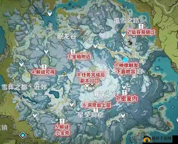 原神龙脊雪山石碑究竟藏在哪？八块石碑全位置及收集攻略揭秘
