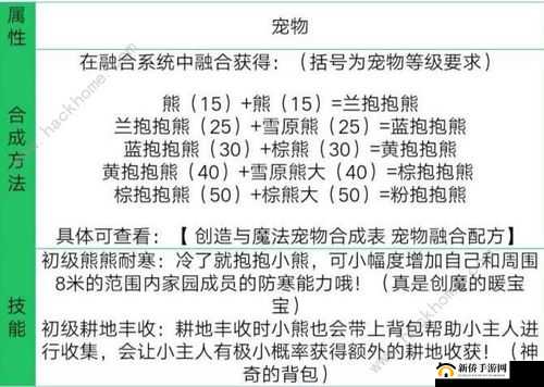 如何掌握创造与魔法中抱抱熊融合的秘密？底层逻辑与操作技巧深度疑问解析